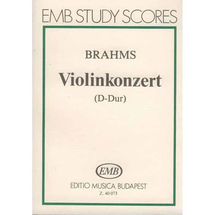 Brahms, Johannes – Violin Concerto In D Major