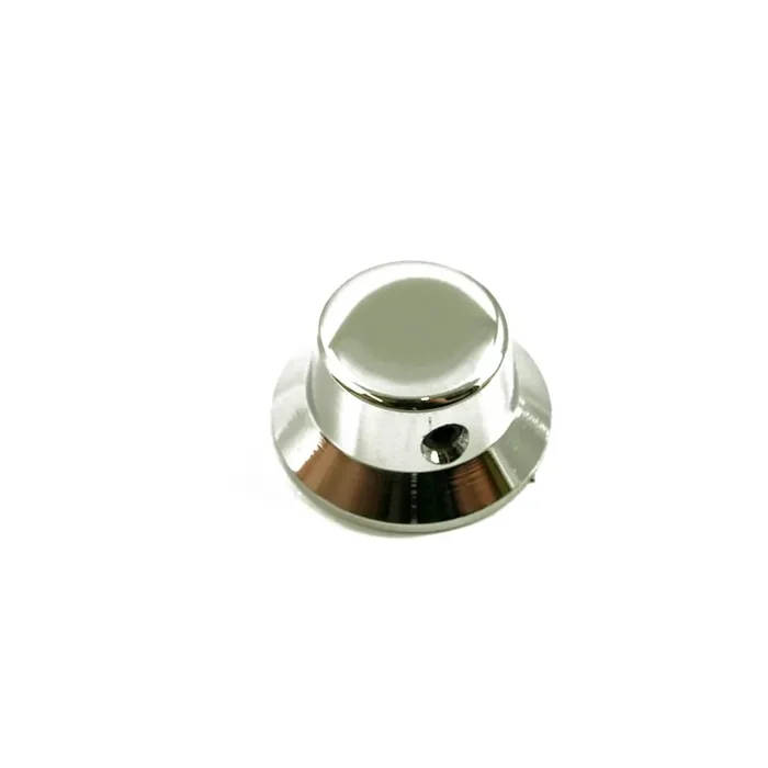 Brass Strat Knob – Plain Top, No Numbers