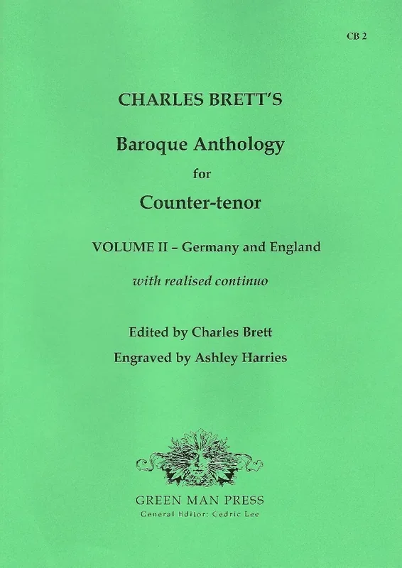 Brett (ed.) Charles Brett‘s Baroque Anthology for Counter-tenor, Vol. 2