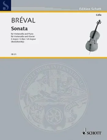 Breval : Sonata C Major Op.40/1: Cello & Piano (Schott)
