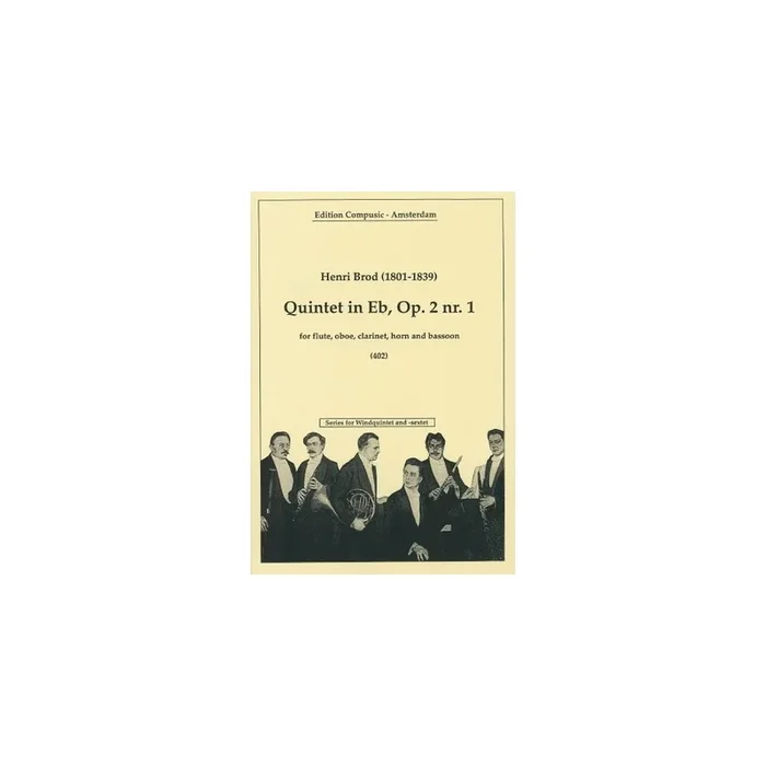 Brod, H. – Quintet 1 Op. 2