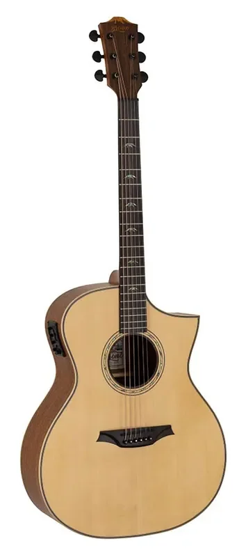 Bromo BAT4CE Solid Top Auditorium Electro Acoustic Guitar