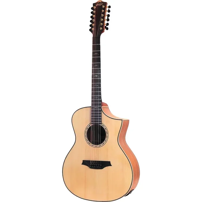 Bromo BAT4CE12 Solid Top Auditorium Electro Acoustic 12 String Guitar