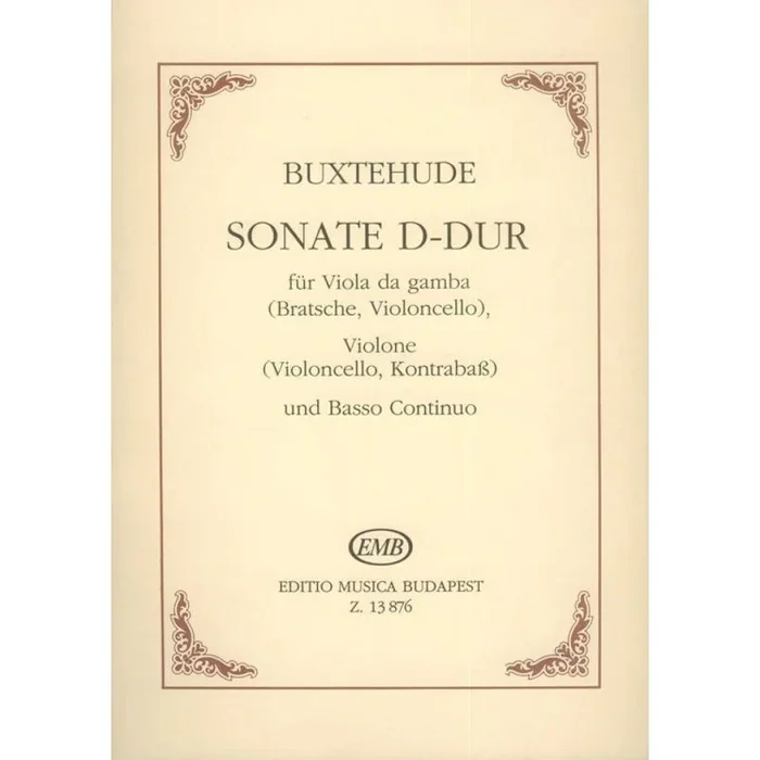 Buxtehude, Dietrich – Sonate D-Dur