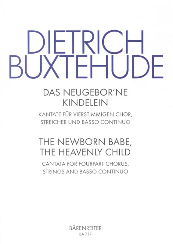 Buxtehude: Newborn Babe – Vocal Score