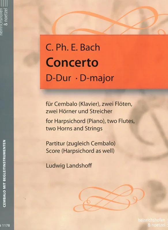 C.P.E. Bach: Harpsichord Concerto in D Major, H 472, Wq. 43:2