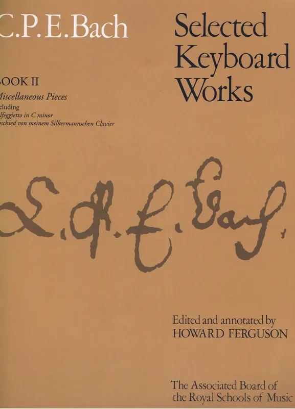 C. P. E. Bach Selected Keyboard Works, Book 2