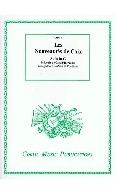 Caix d‘Hervelois Suite in G for Bass Viol and Continuo