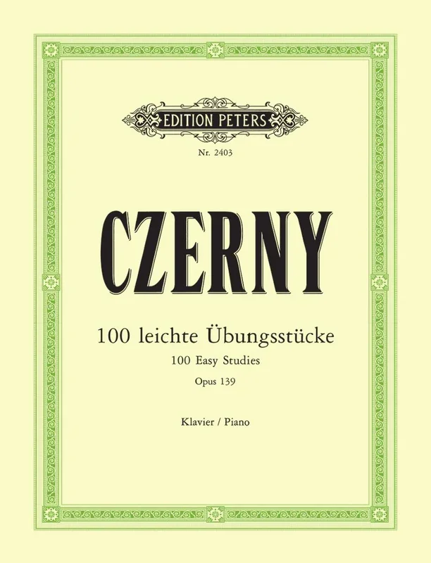 Carl Czerny : Carl Czerny : Allegretto Op. 139 No. 17 – Piano – Faber Digital