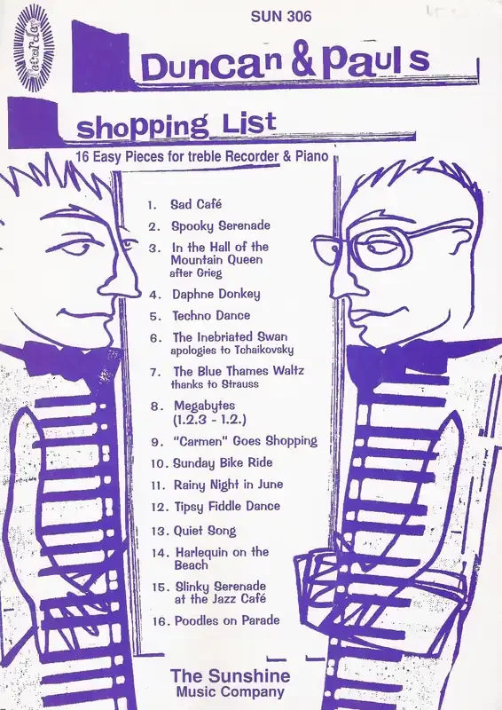 Carr & Reid Duncan and Paul‘s Shopping List
