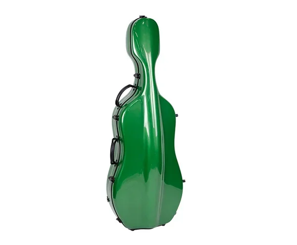 Cello Case-Fibreglass HQ Deluxe-Green