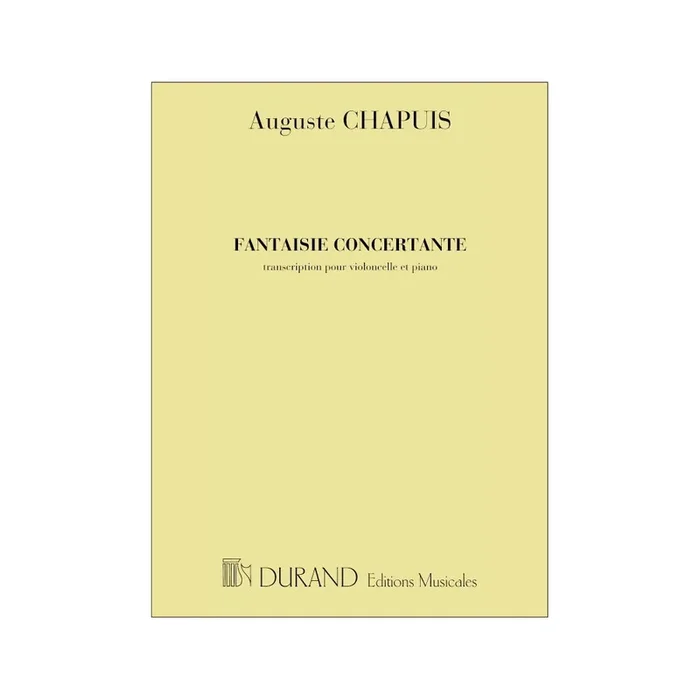 Chapuis, Auguste – Fantaisie Conc. Vlc-Piano