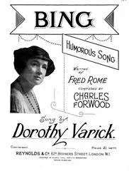 Charles Forwood : Charles Forwood : Bing – Piano, Voice – Faber Digital