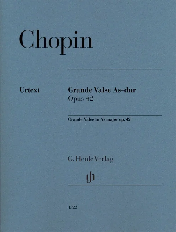 Chopin – Grand Waltz A Flat Major Op 42 (Softcover Book)