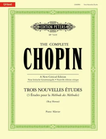 Chopin : Etudes: Trois Nouvelles Études (Peters)