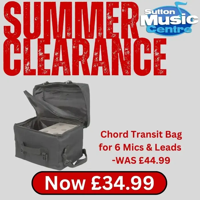 Chord Transit Bag for 6 Mics & Leads