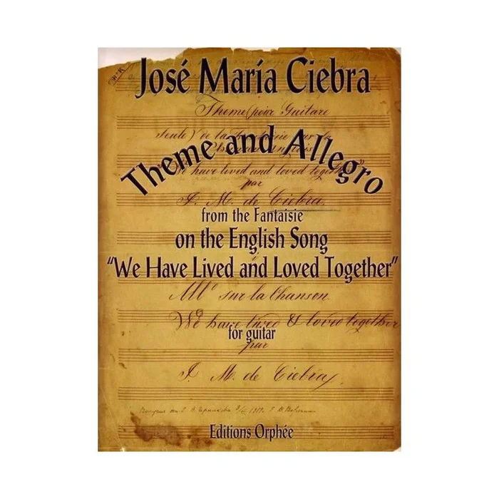 Ciebra, Jóse María – Theme and Allegro