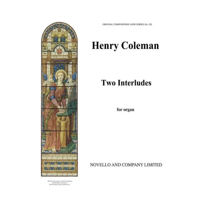 Coleman, Henry – Two Interludes (Quam Dilecta & Picardy)