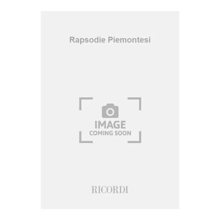 Colla, Alberto – Rapsodie Piemontesi