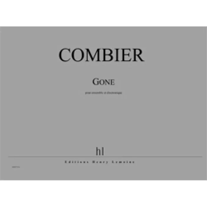 Combier, Jérôme – Gone