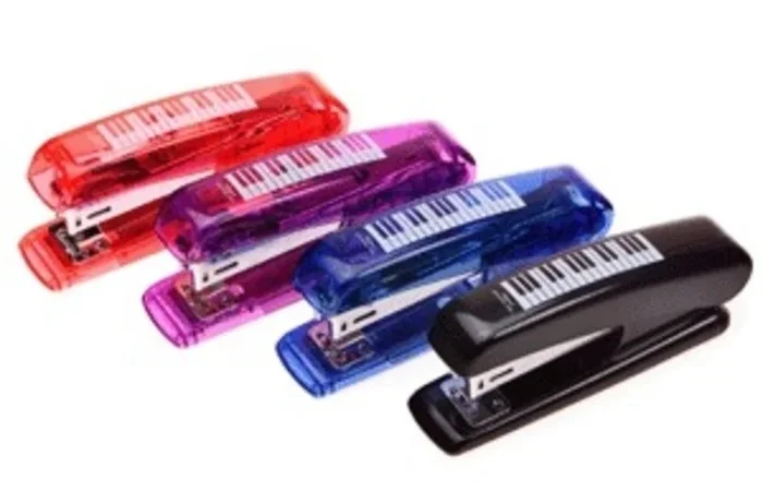 Compact Stapler Keyboard Transparent Purple