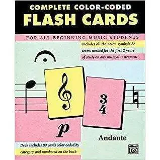 Complete Color-Coded Flash Cards