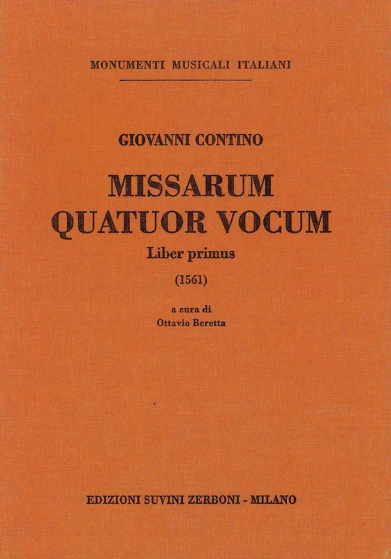 Contino: Missarum Quatuor Vocum