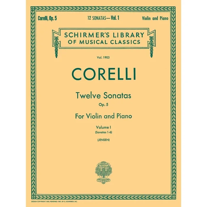 Corelli, Arcangelo – Twelve Sonatas, Op. 5 – Volume 1
