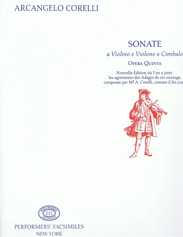 Corelli Sonatas for Violin and Basso Continuo, Op. 5