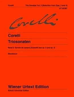 Corelli : Trio Sonatas: Vol2: 2 Violins And Continuo (Wiener Urtext)