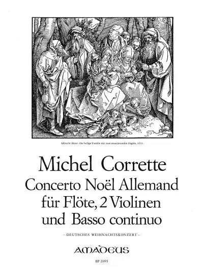 Corrette Concerto Noël Allemand for Flute, 2 Violins and Basso Continuo