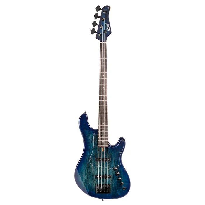 Cort GB Fusion 4 Bass Guitar, Blue Burst