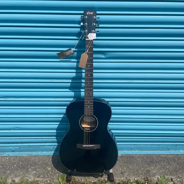 Cort L60 Solid Spruce Acoustic Guitar – Black
