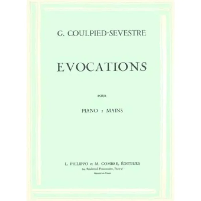 Coulpied-Sevestre, Germaine – Evocations (10 pièces)