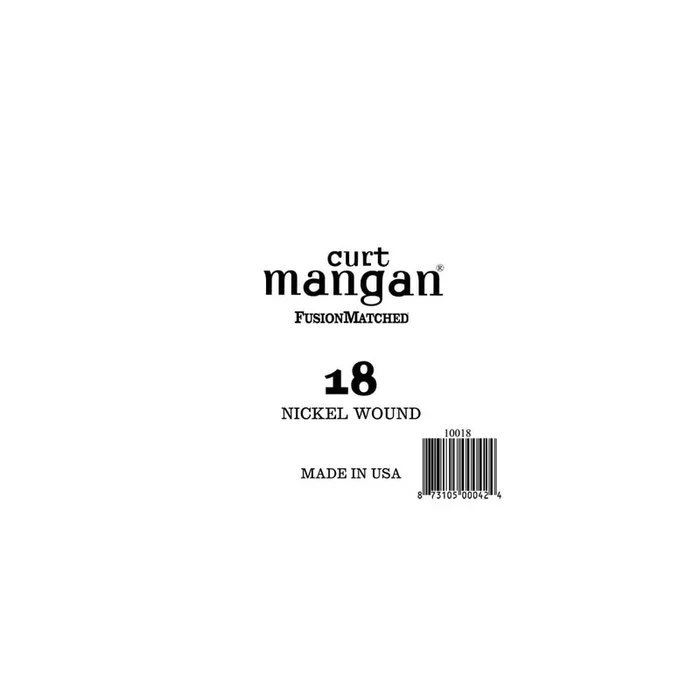 Curt Mangan 18 (.018″) Nickel-Plated Round-Wound Ball-End Single String
