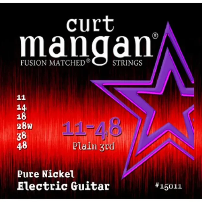 Curt Mangan Pure Nickel 11-48 Electric Guitar Strings