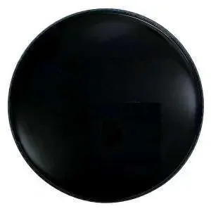 Custom Percussion Black Resonant Bass Drum Head With Control Ring