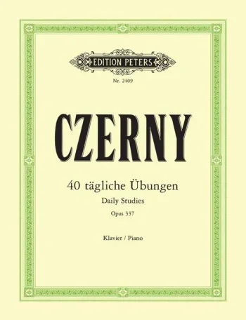 Czerny : 40 Daily Exercises Op.337 Piano (Peters)