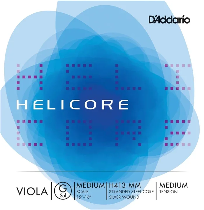 D’Addario Helicore Viola Single G String, Medium Scale, Medium Tension