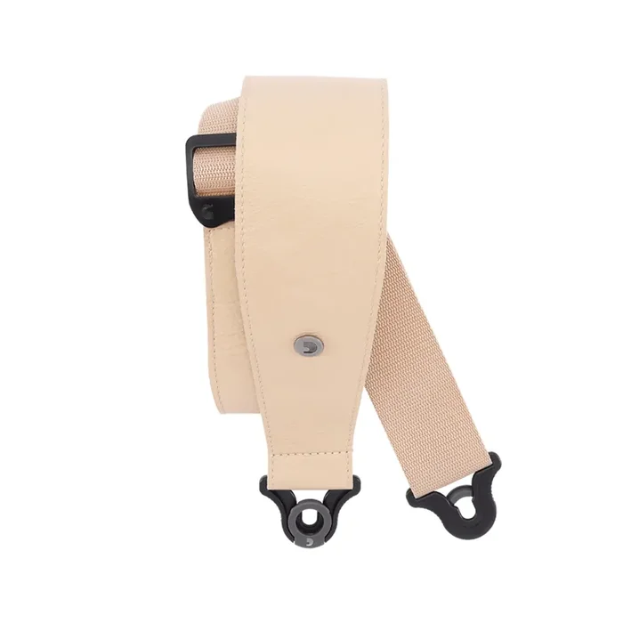D‘Addario 30BAL01 3-Inch Comfort Leather Auto-Lock Guitar Strap, Tan