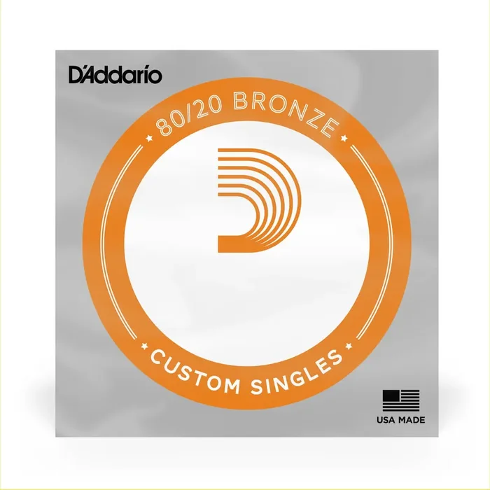 D‘Addario 80/20 Bronze 42 (.042″) Acoustic Guitar Single String BW042