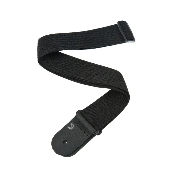 D‘Addario Black Polypropylene Guitar Strap