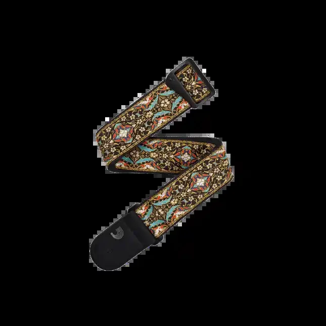 D‘Addario Eco Persian Woven Guitar Strap, Black
