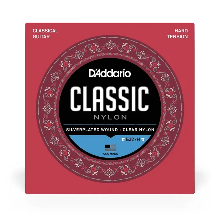 D‘Addario EJ27H Student Classical Guitar Strings, Hard Tension