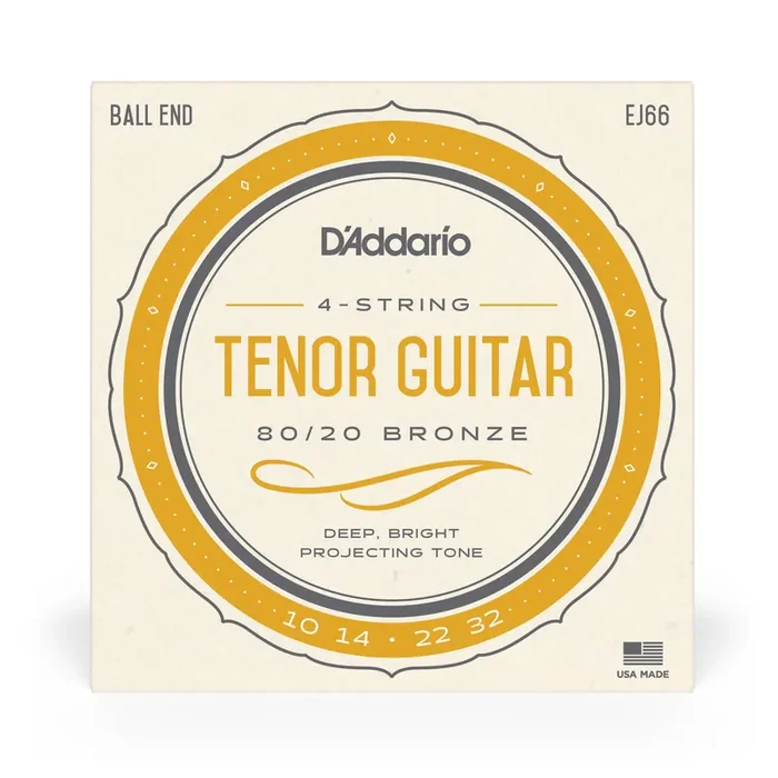 D‘Addario EJ66 80/20 Bronze Tenor Guitar 10-32 Gauge Strings