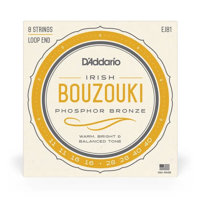 D‘Addario EJ81 Phosphor Bronze 11-40 Irish Bouzouki Strings