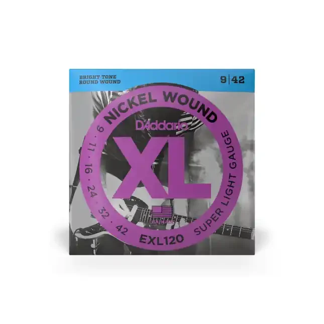 D‘Addario EXL120 09-42 Super Light, Nickel Electric Guitar Strings