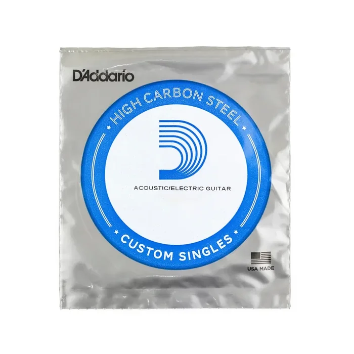 D‘Addario High Carbon Plain Steel 13 (.013″) Single Guitar String