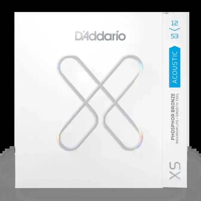 D‘Addario Light XS Phosphor Bronze Acoustic Strings 12-53 Gauge