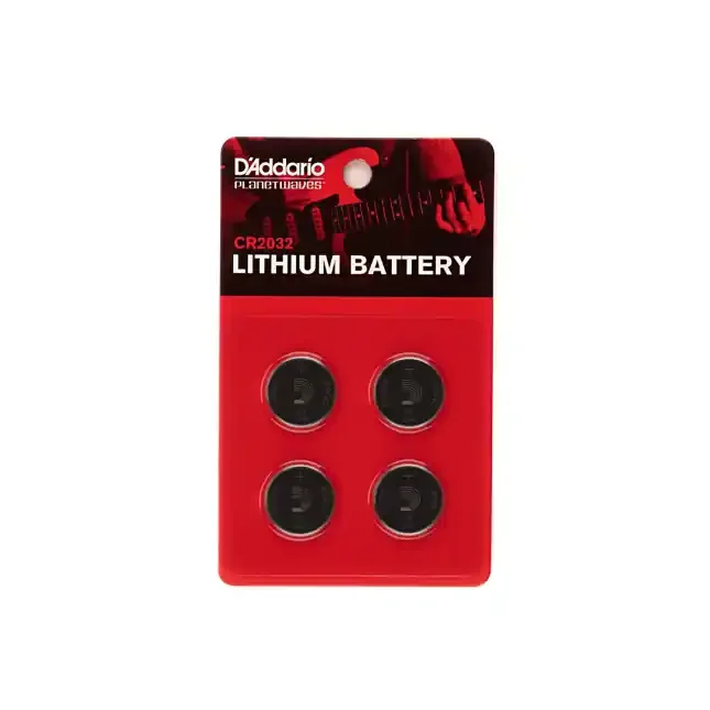 D‘Addario Lithium CR2032 Battery (4-pack)